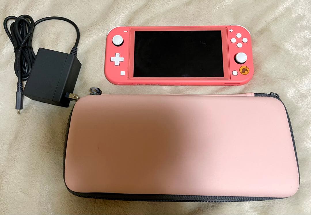 Nintendo Switch Lite しずえアロハ柄 ケース付きどうぶつの森
