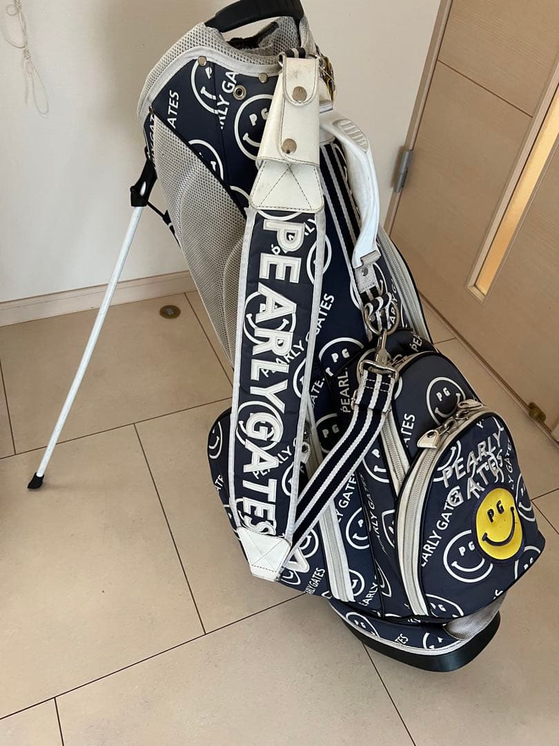 PEARLY GATES キャディバッグ スタンド式スマイル
