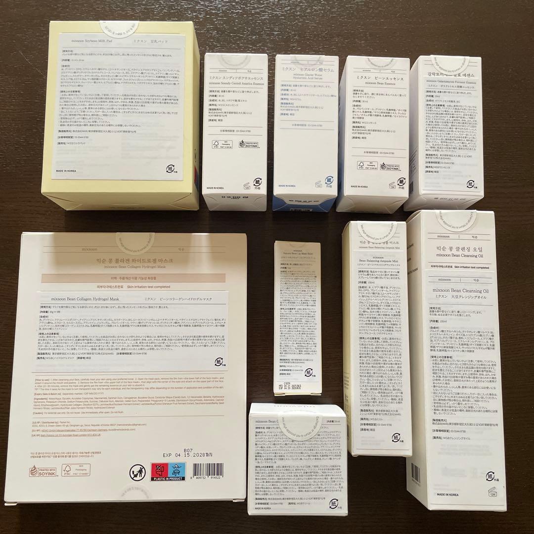 mixsoon ミクスン　スキンケア　現品 10品セット