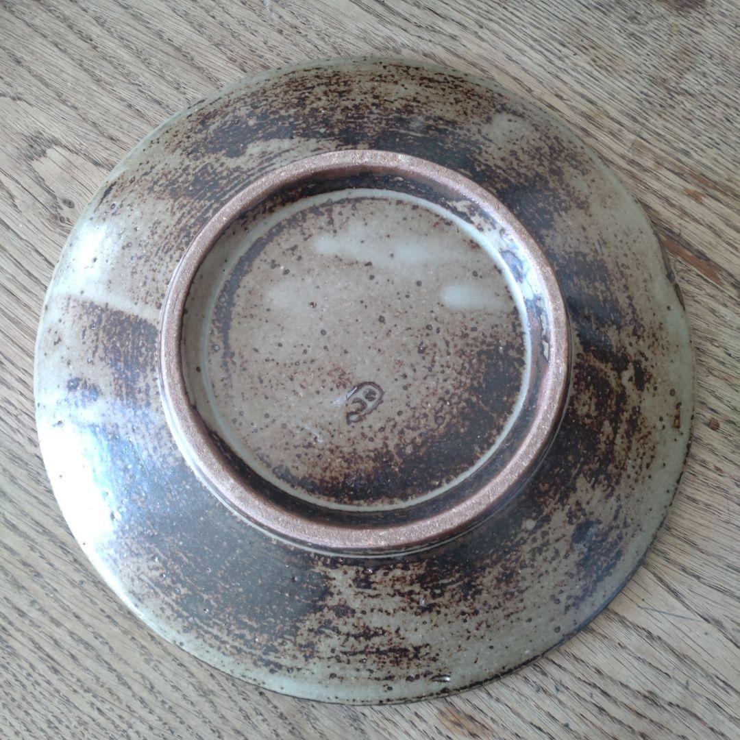 人間国宝　島岡達三　『象嵌赤繪草花文繪変組皿』　６枚組　共箱