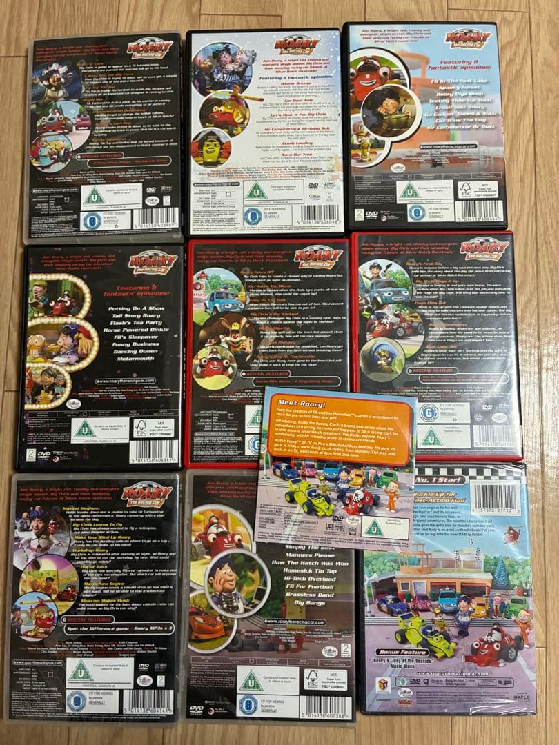 Roary The Racing Car DVD セット 10枚