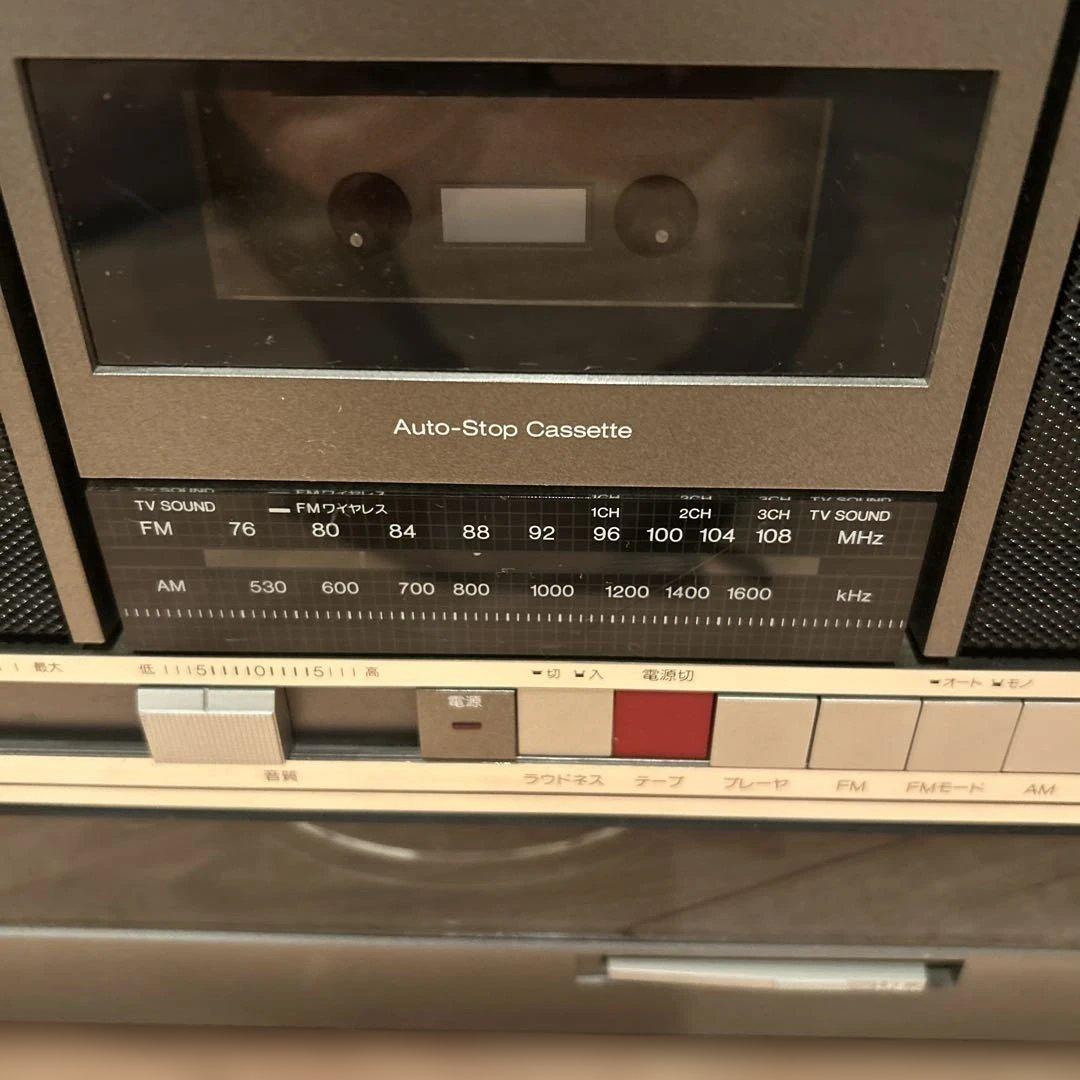 National SG-J500 ラジカセ&レコードプレーヤー