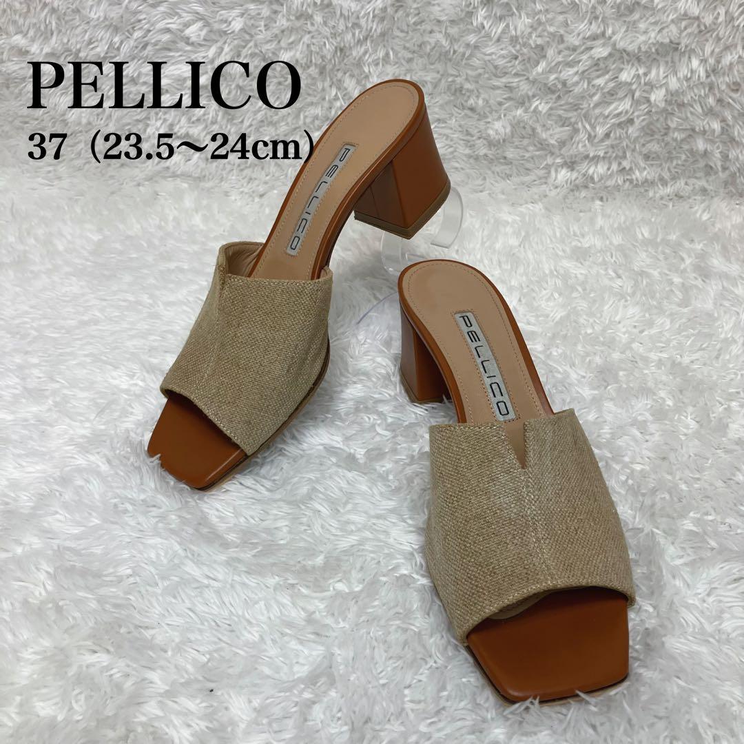 ✨大政絢さん着用✨ 美品 PELLICO リネン サンダル 定価¥48,000