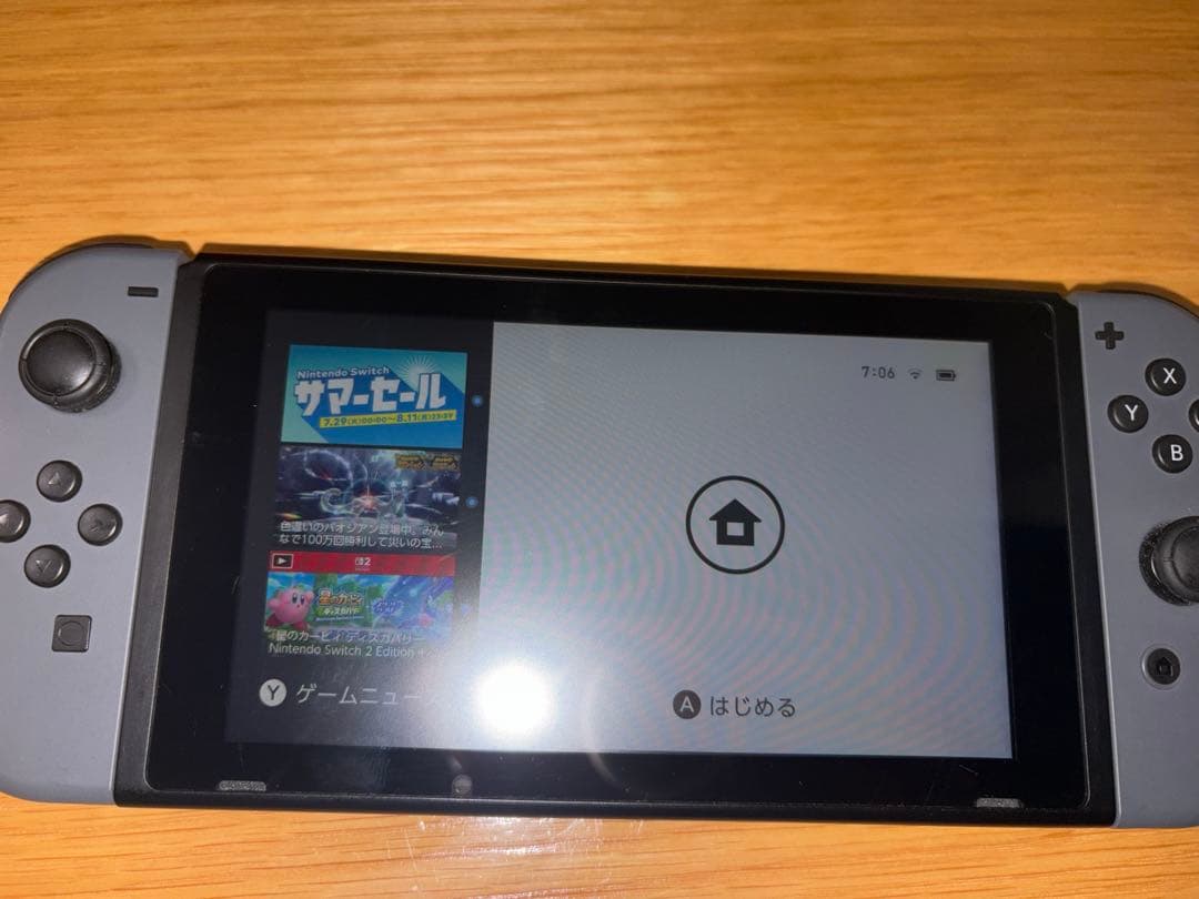 動作確認済Nintendo Switch 本体(+128GB microsd付)