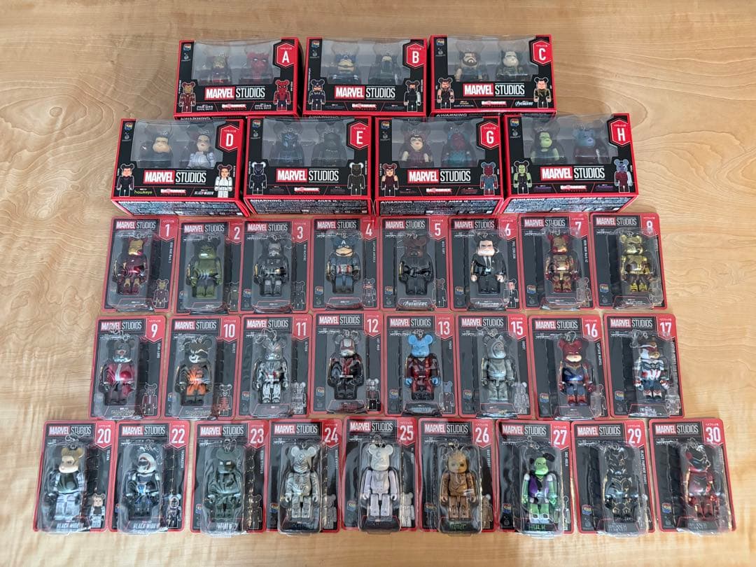 マーベル　ベアブリック　ハッピーくじ　まとめ売り