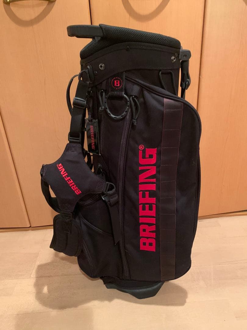 BRIEFING スタンド付きゴルフバッグ ブラック