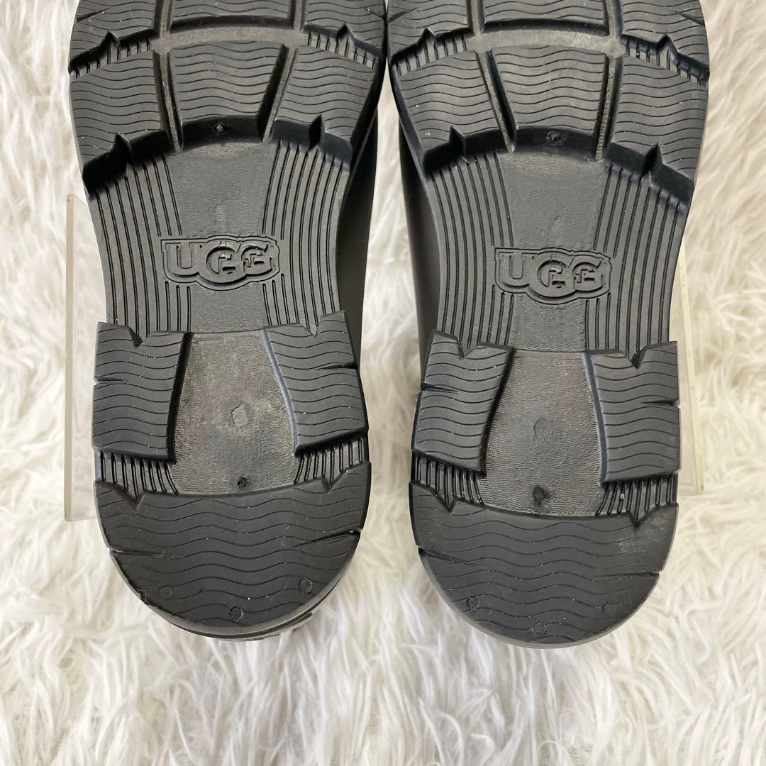 未使用級✨UGG DROPLETドロップレット レインブーツ グレー系 25.0