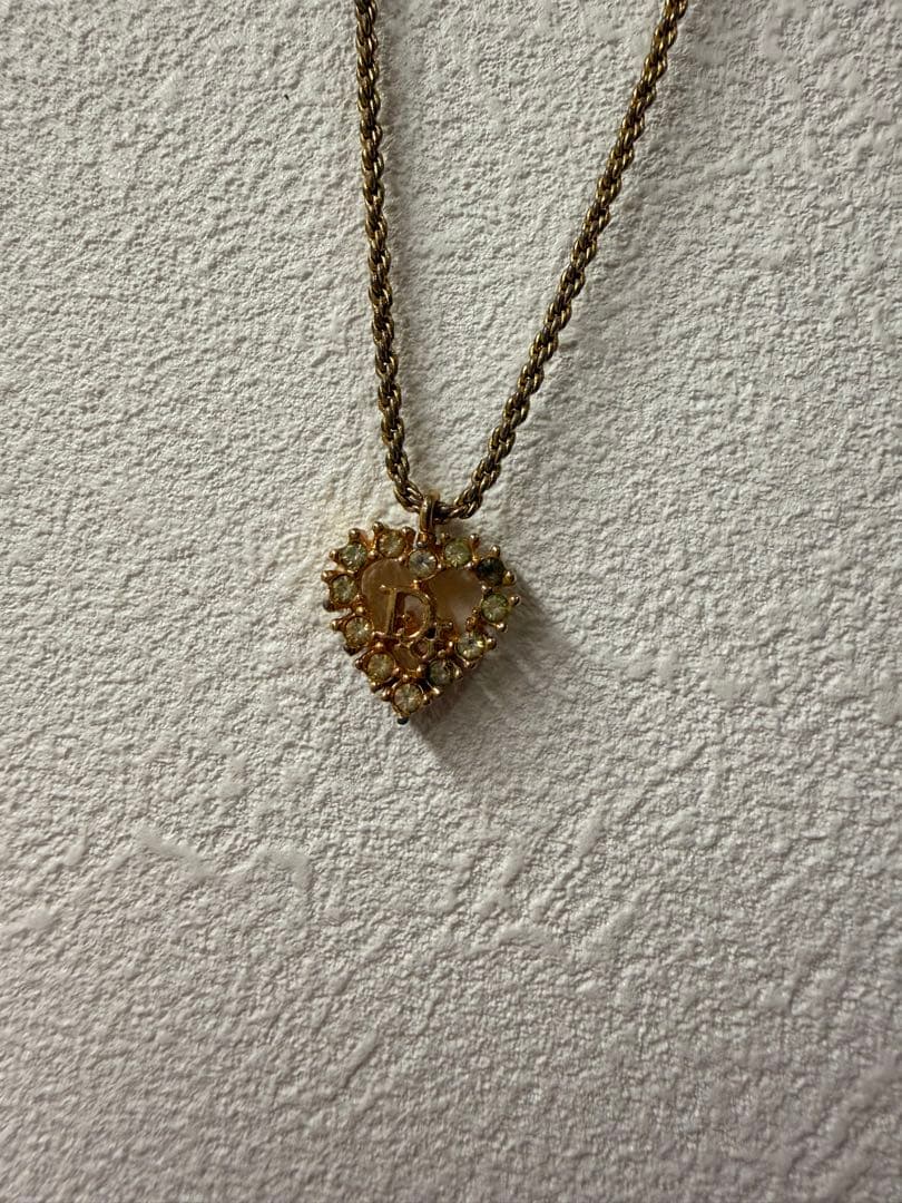 ディオール DIOR ハート型 ネックレ