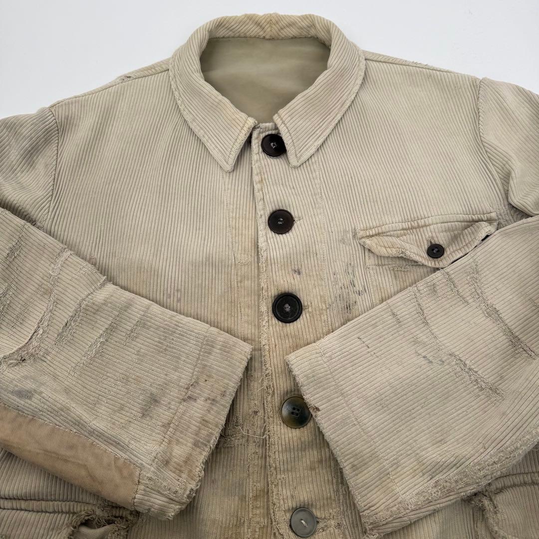 ADOLPHE LAFON 30s 40s ボロハンティングジャケット フランス