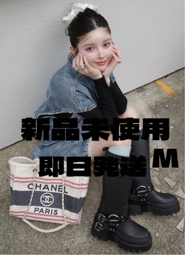 Darich♡新品ハーネスラバーブーツ【Ｍ】