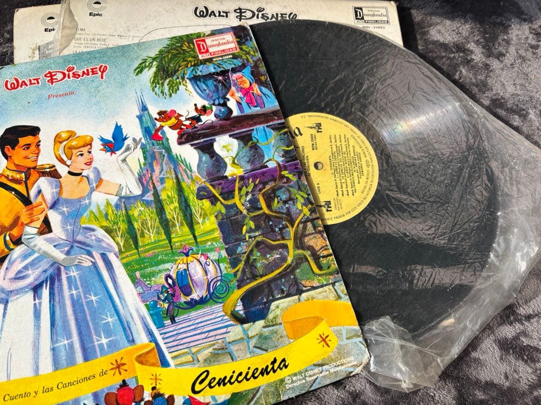 ディズニー ヴィンテージレコード スペイン語版 4枚セット