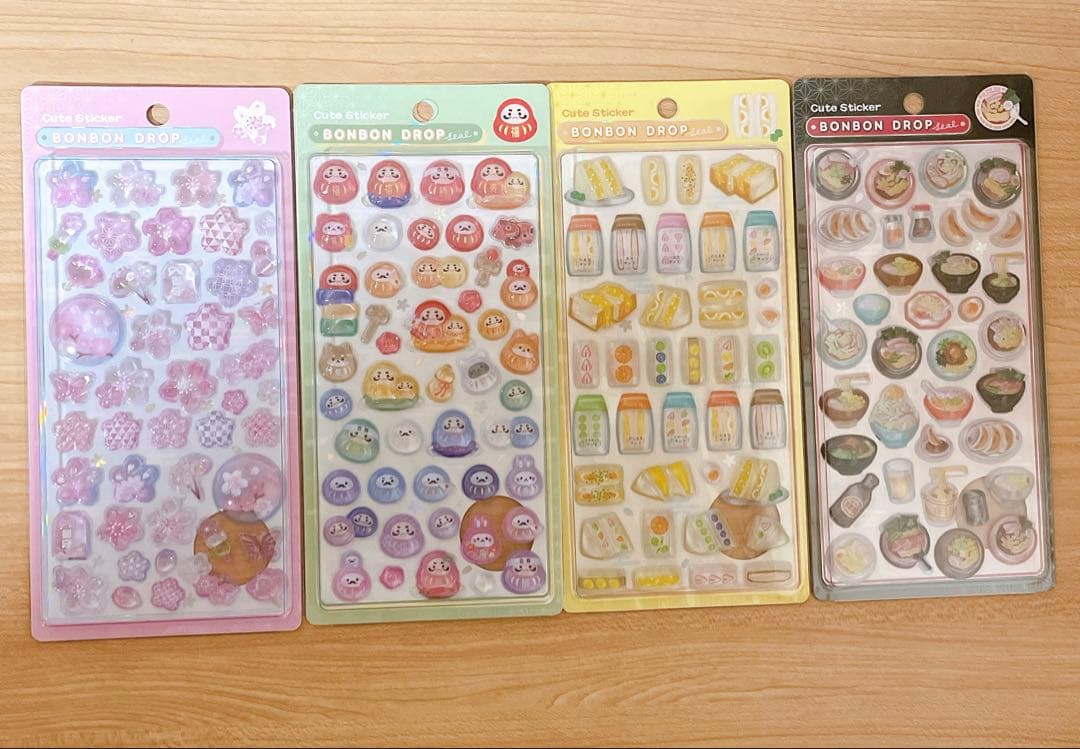 【正規品】ボンボンドロップシール　和柄　コンプリートセット