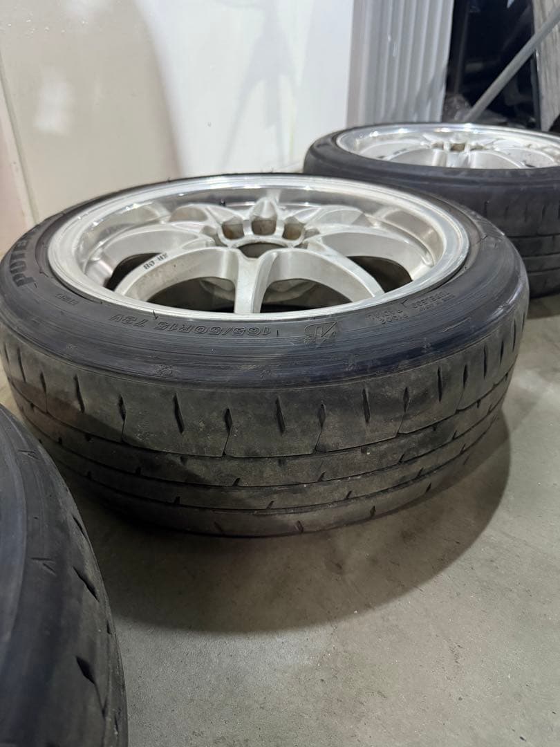 希少 RAYS Apis SR08 15インチ 6.5+38 4H 100