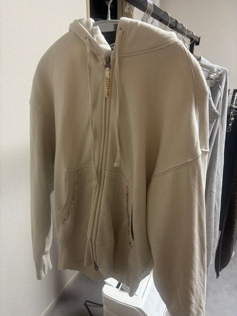 SCULPTOR ハート　パーカー　十字架　M ジップパーカー