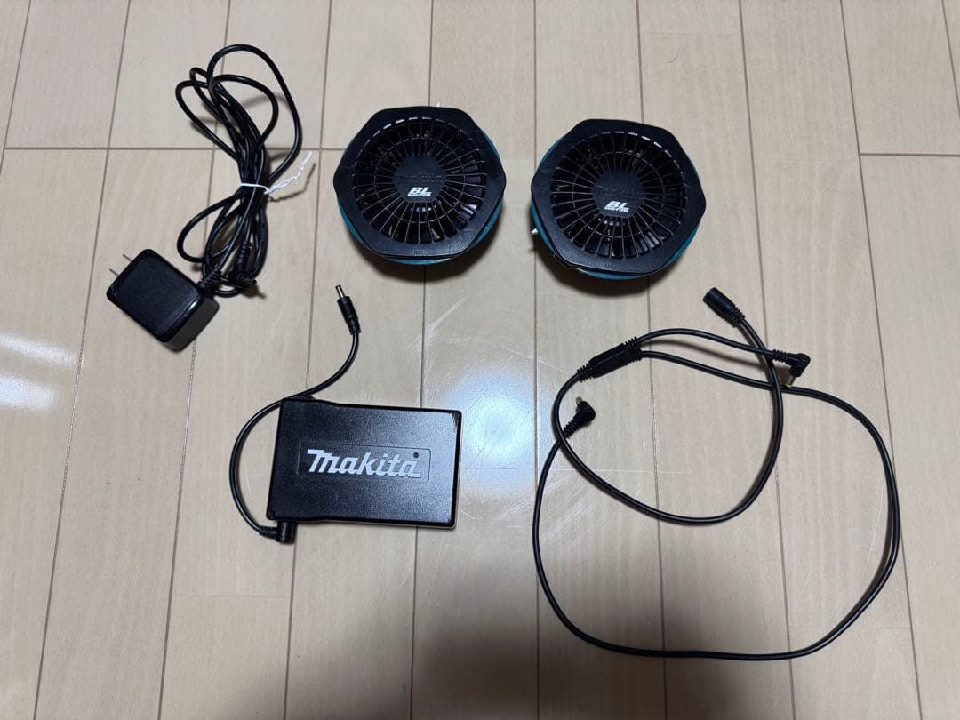 Makita ファンジャケットバッテリー　ファンユニット　セットBL07150B