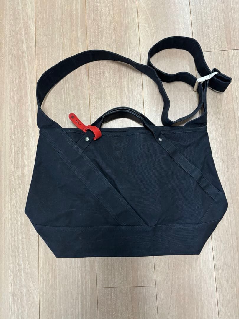 ショルダーバッグ ripa gron L size (Black/leather handle)
