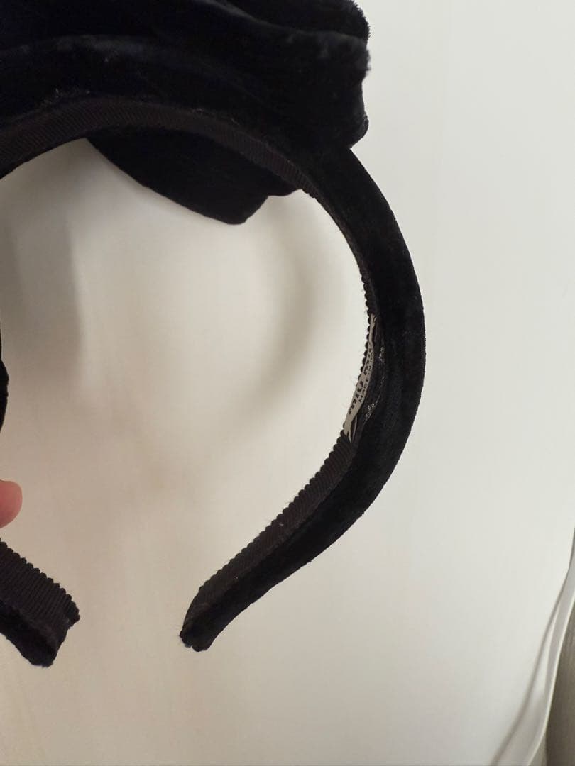 miumiu カチューシャ　リボン　ベルベット