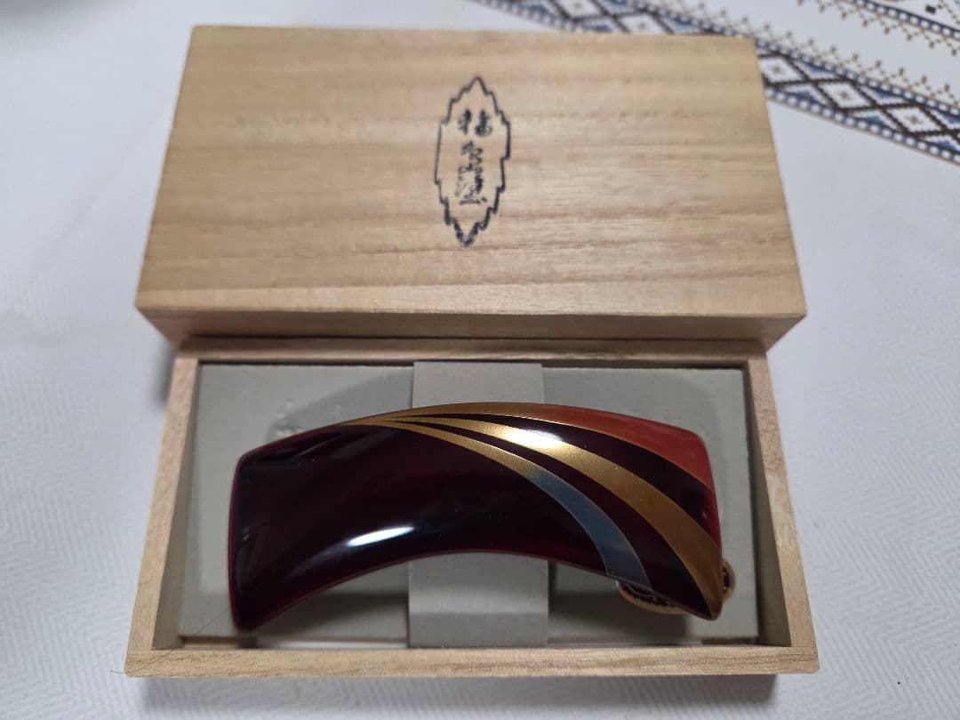 ちびひろ♡バレッタ♡輪島塗♡佳子様