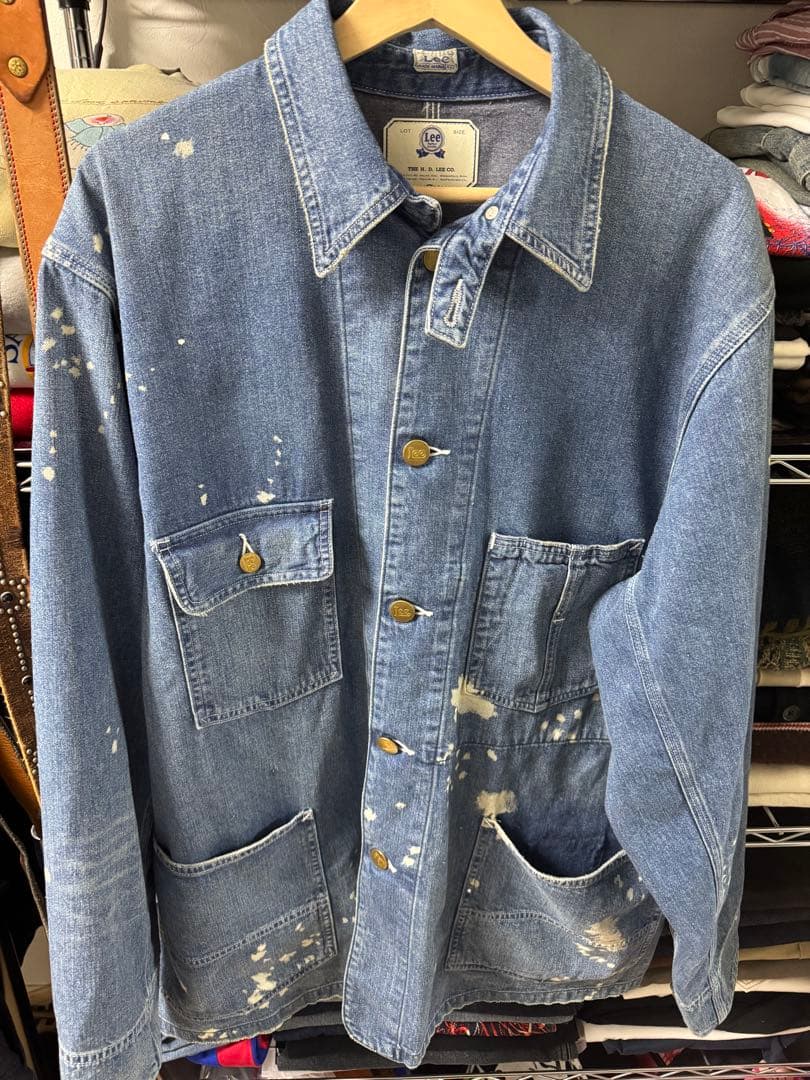 lee ビンテージ　復刻　カバーオール　ペインターパンツ　40s セットアップ