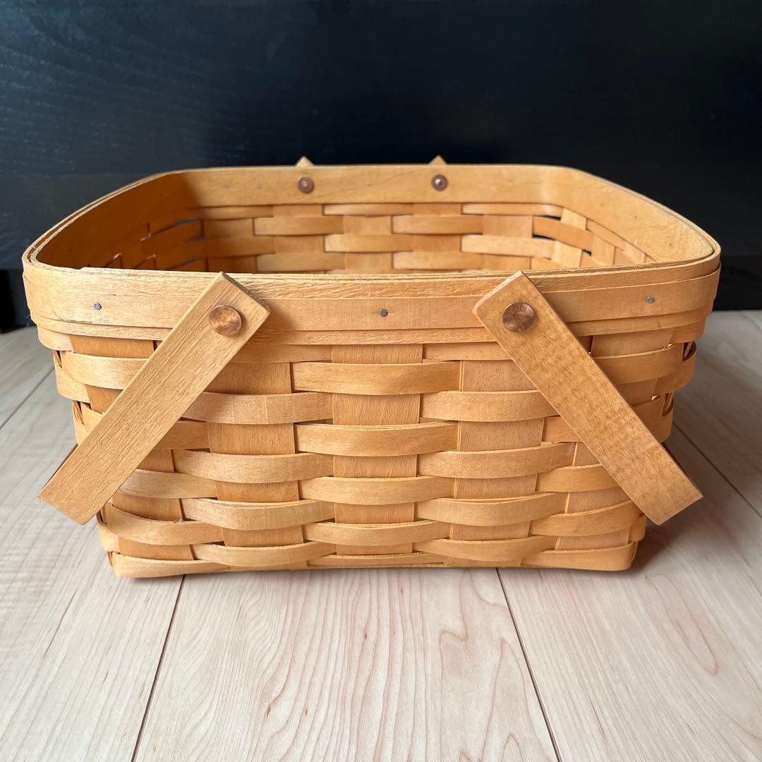 ロンガバーガー　バスケット　大きめサイズ　ピクニック　ケーキ