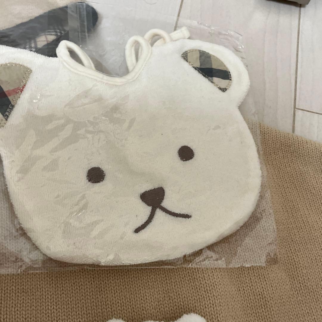 バーバリーくま　チェック　ベビーグッズセット