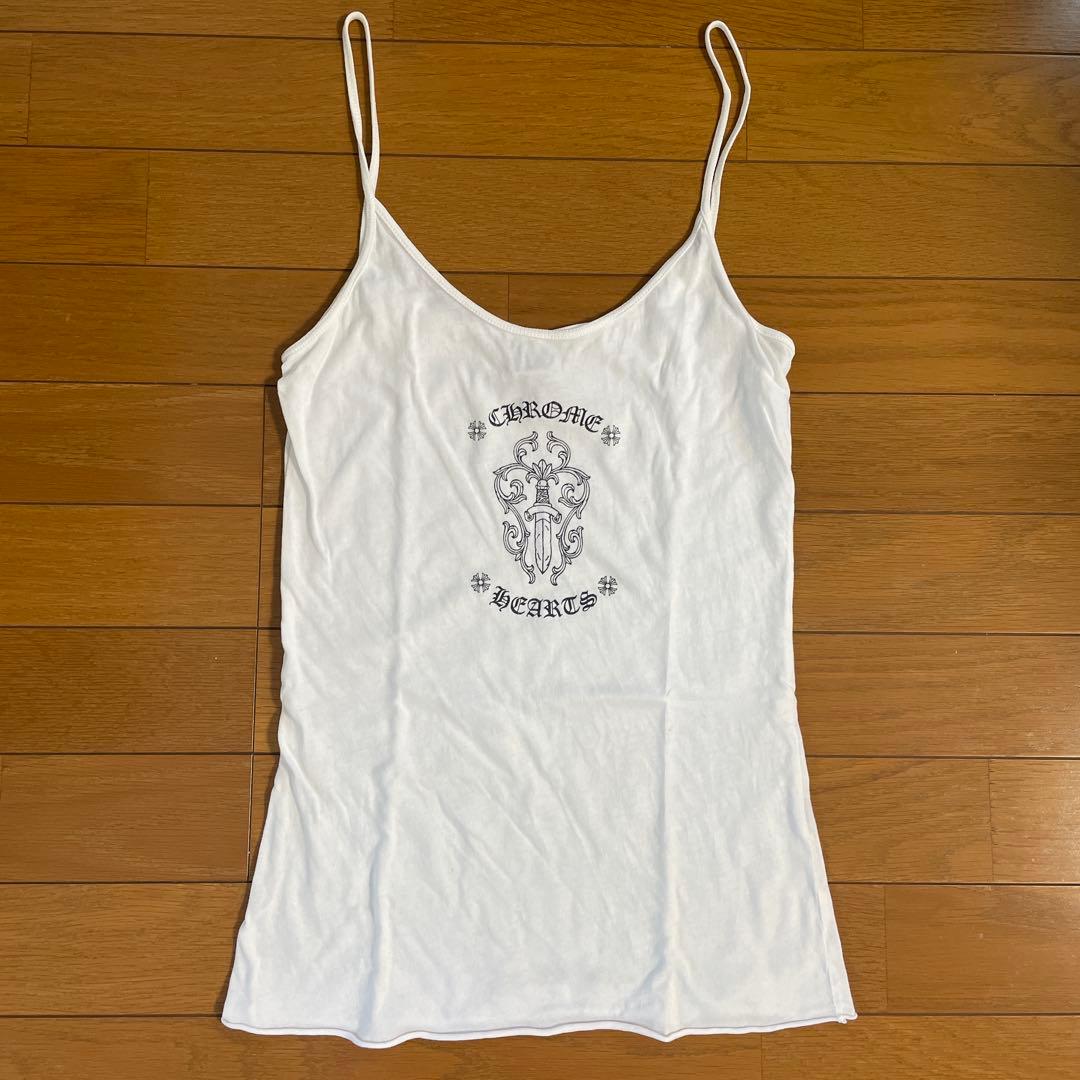 CHROME HEARTS ホワイトキャミソール