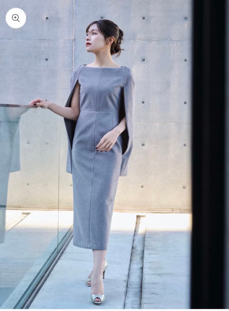 【新品】laubeblanc/Narrow line Cape Dress(S)