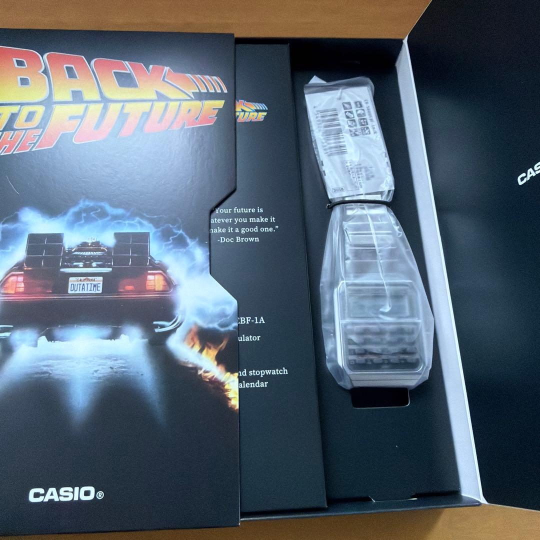 バック・トゥ・ザ・フューチャー＆カシオ限定コラボ デロリアン腕時計多機能デジタル