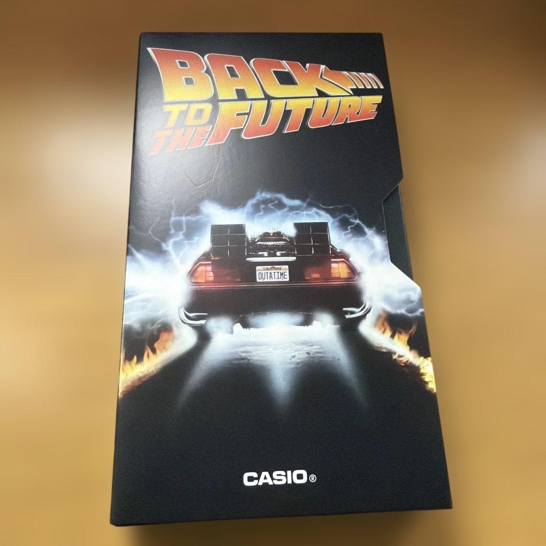 バック・トゥ・ザ・フューチャー＆カシオ限定コラボ デロリアン腕時計多機能デジタル