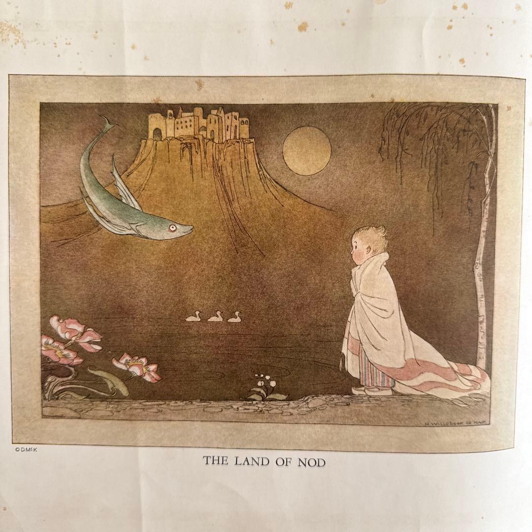 1926年アンティーク美しい絵本フランス　洋書ジャンクジャーナル古書ルメール