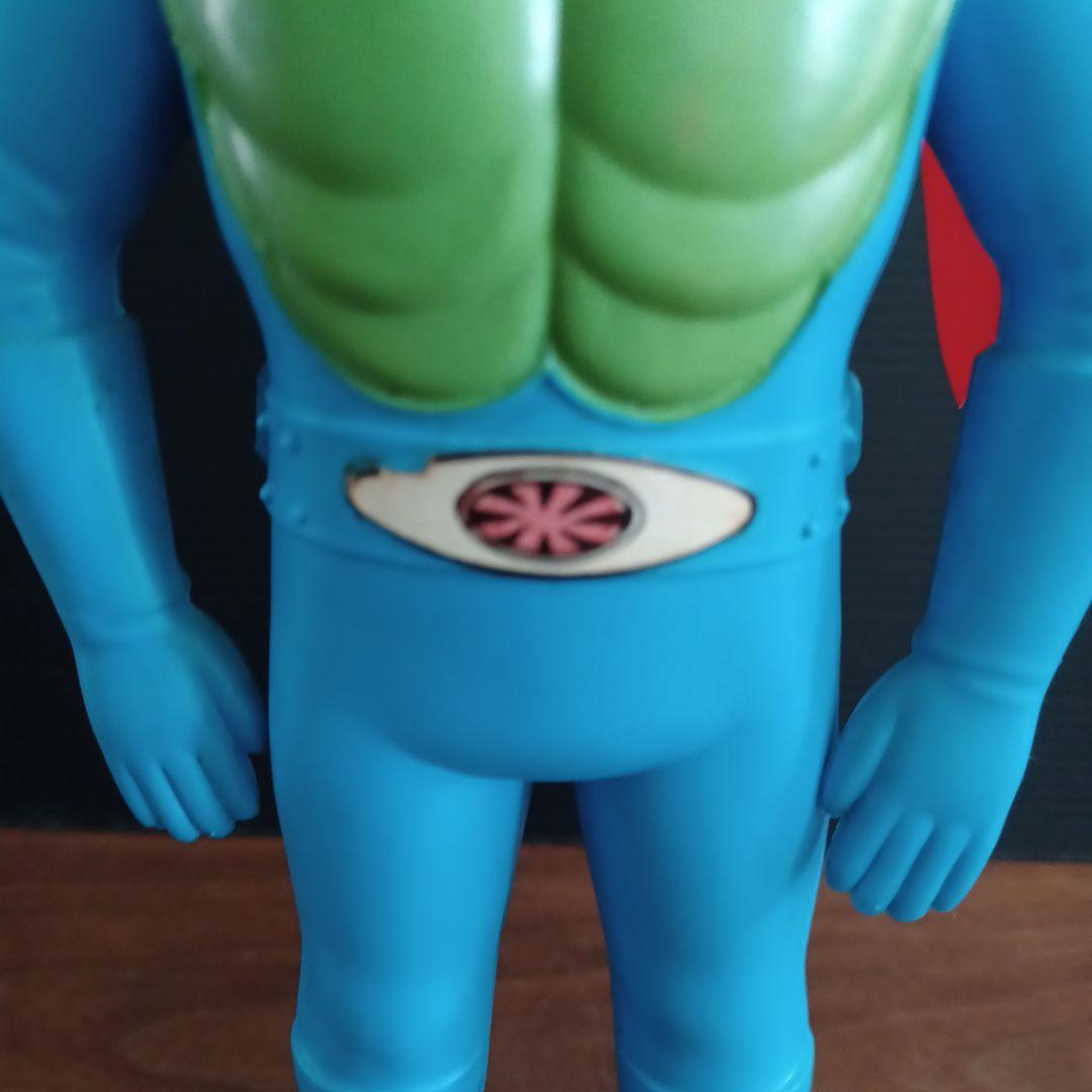 当時物サンスター製「おもちゃシャンプー仮面ライダー」希少ソフビ容器フィギア