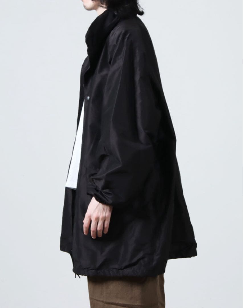 COMOLI コモリ 23AW コットンシルク フーデッドコート size3