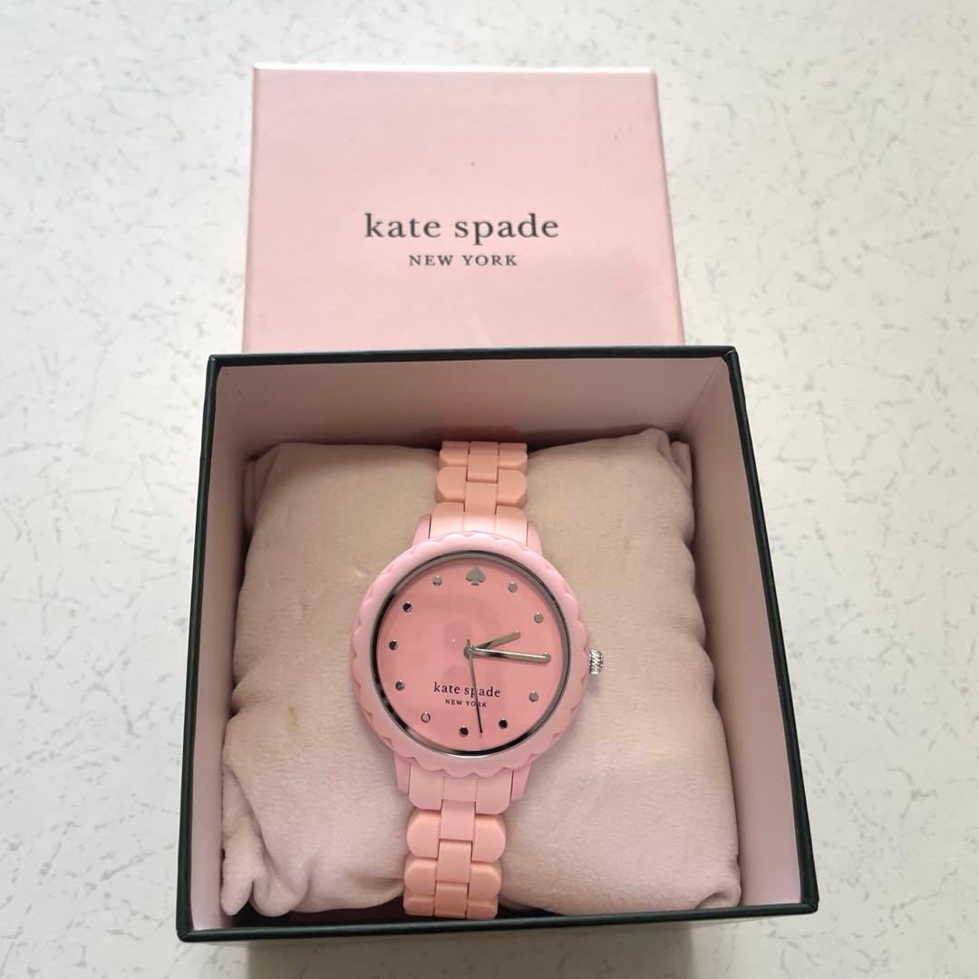 kate spade 時計　ピンク