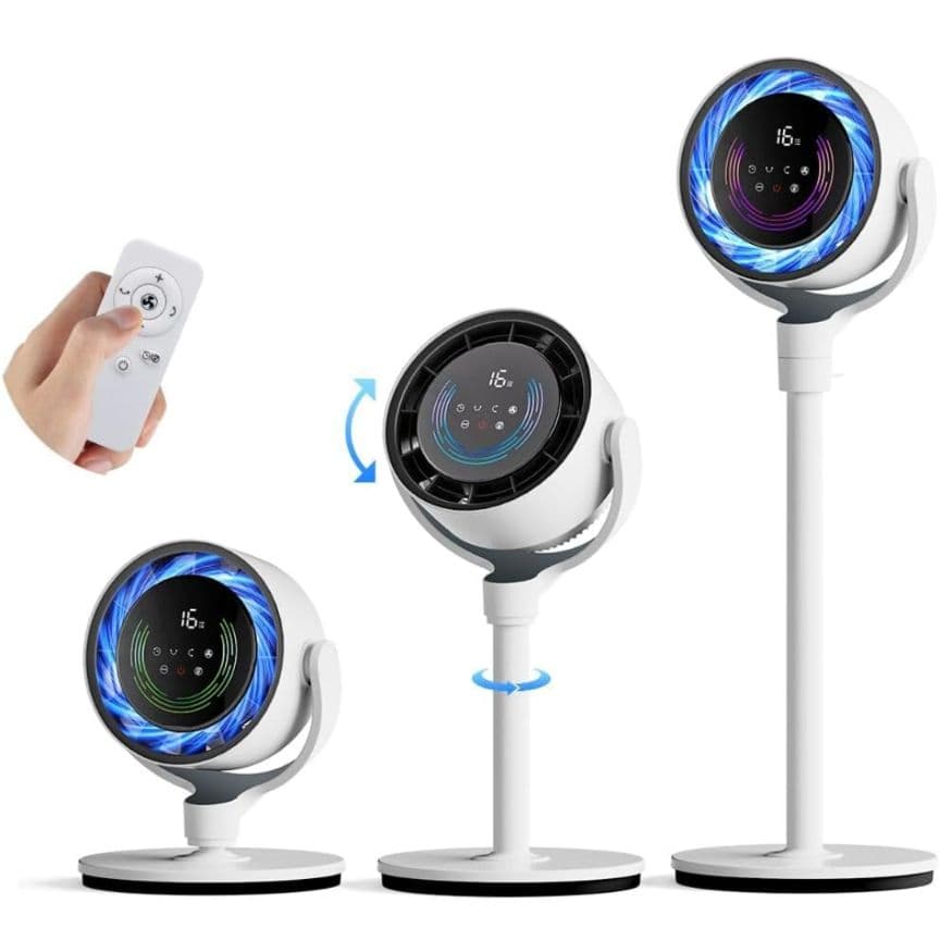 2025新型 サーキュレーター dcモーター 静音360° 上下左右 自動首振り