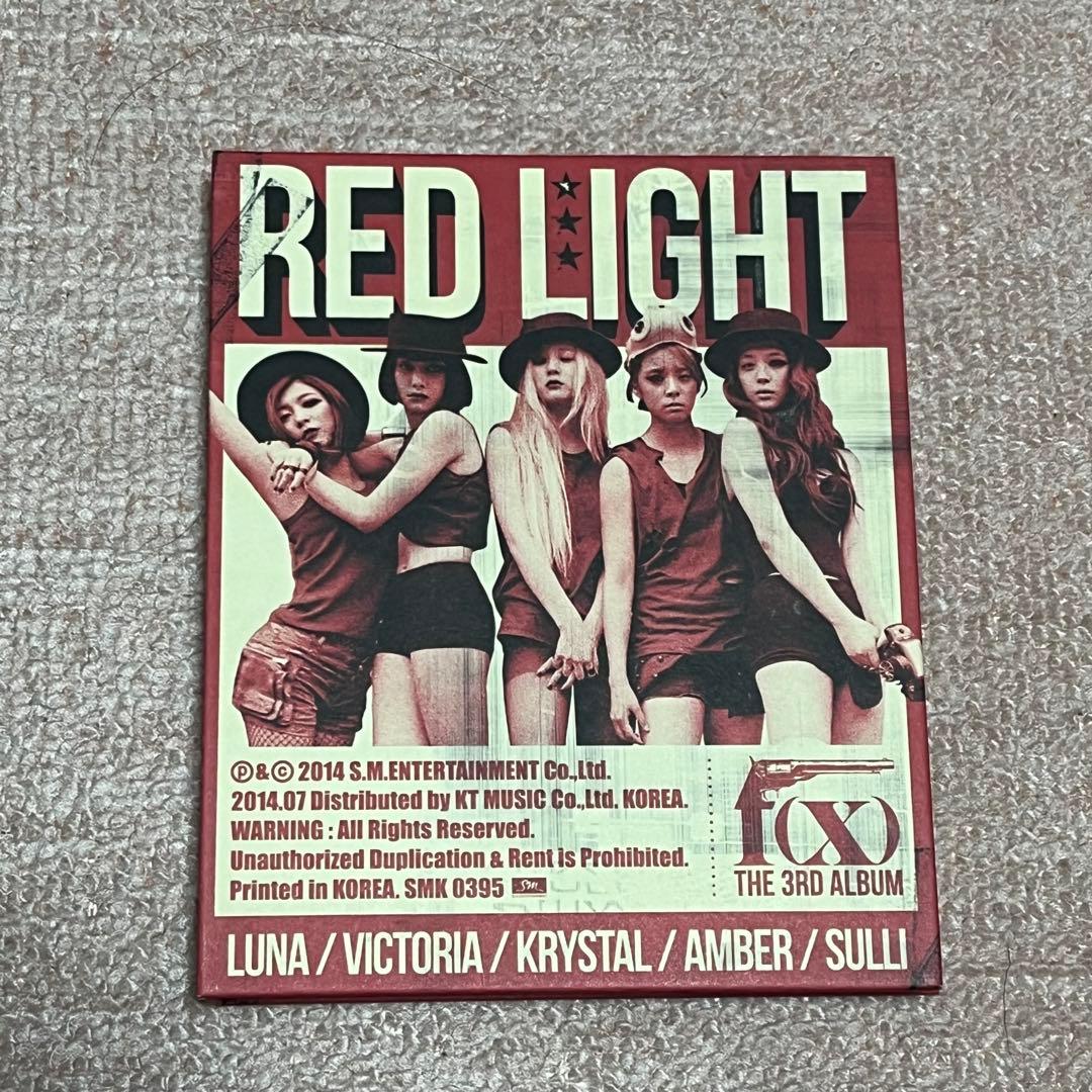 f(x) RED LIGHT 2種セット　トレカステッカー付き