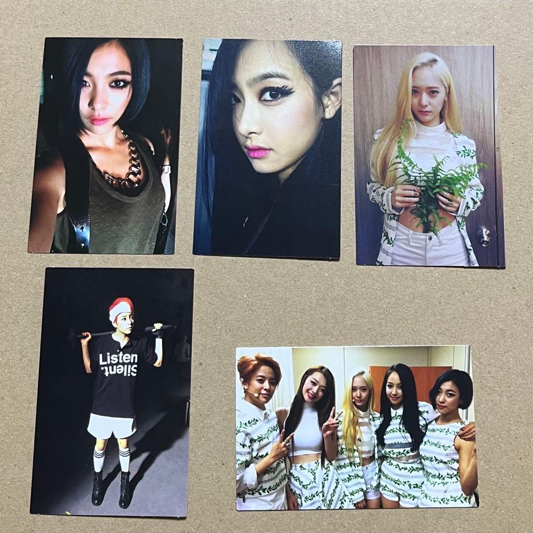 f(x) RED LIGHT 2種セット　トレカステッカー付き