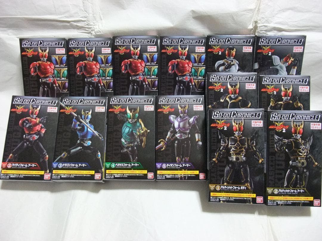 新品未開封　装動　仮面ライダー クウガ ファイズ　ブレイド　 ガヴ セット