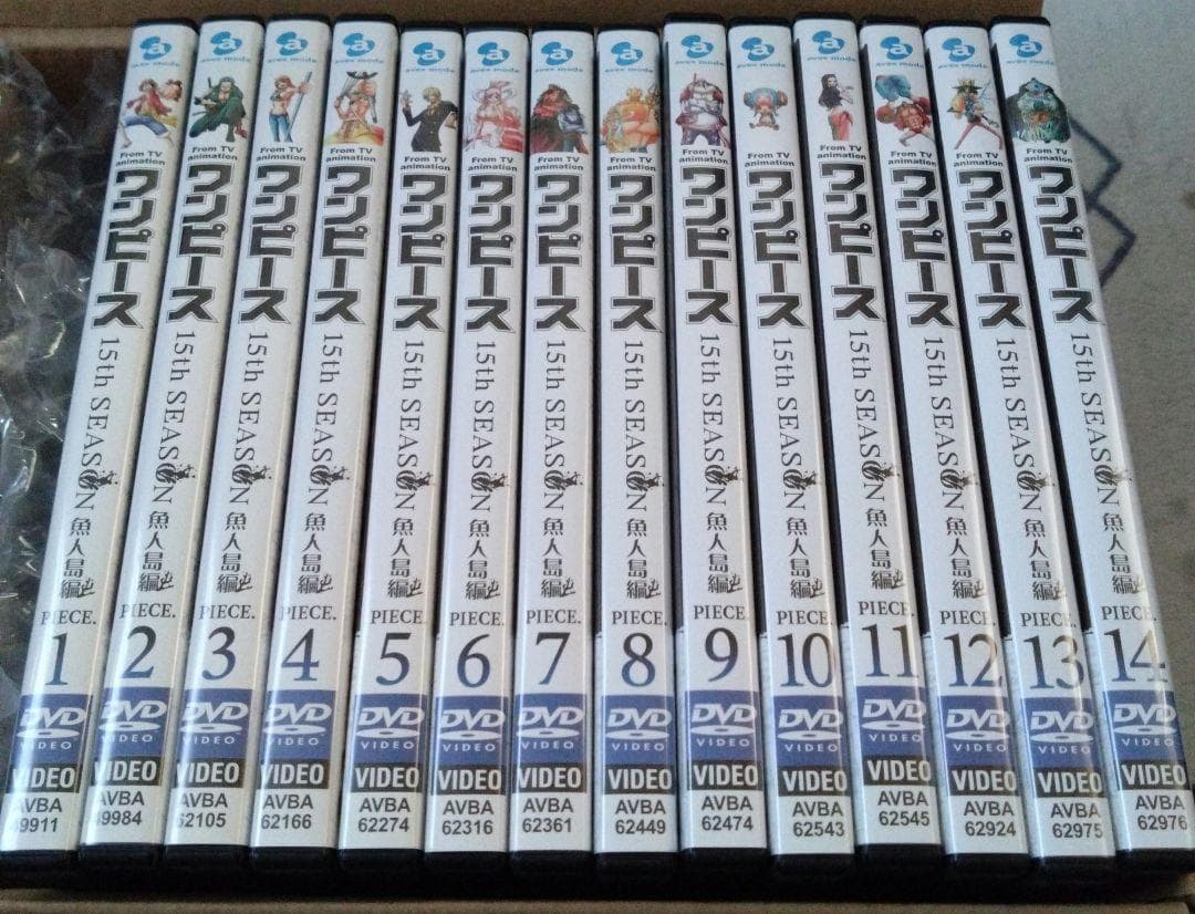 ONE PIECE　15thシーズン　魚人島篇　ＤＶＤ １４巻セット⑥