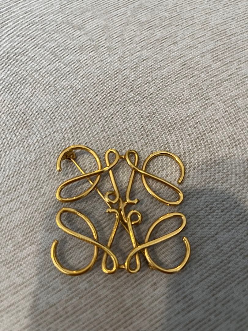 kxxx.　ロエベ　LOEWE アナグラム　ブローチ