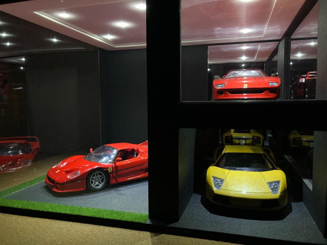 モデルカー用ジオラマ：1/24 ショールーム＆ガレージⅣ／希少モデル！