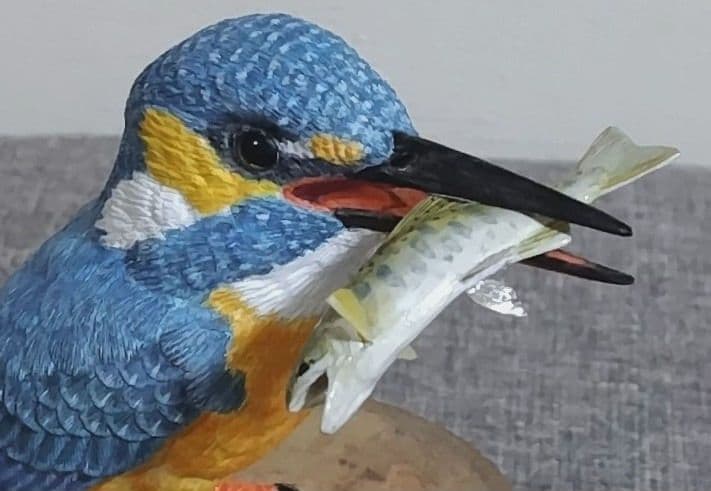 バードカービング　\"カワセミ”