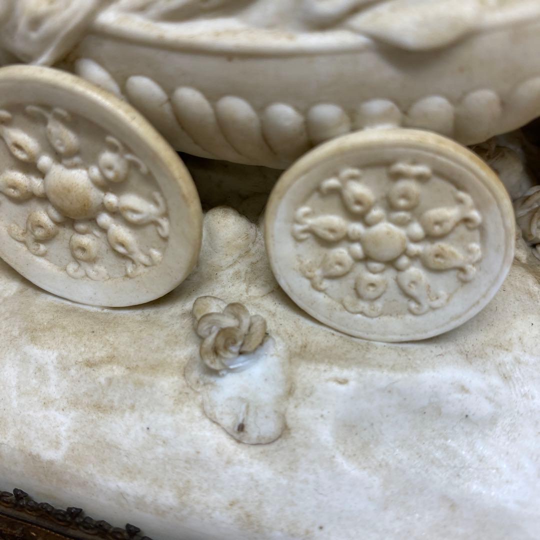 専用　C.Werner在銘　特大磁器人形　金具台付　タカト　東さ7-1012④