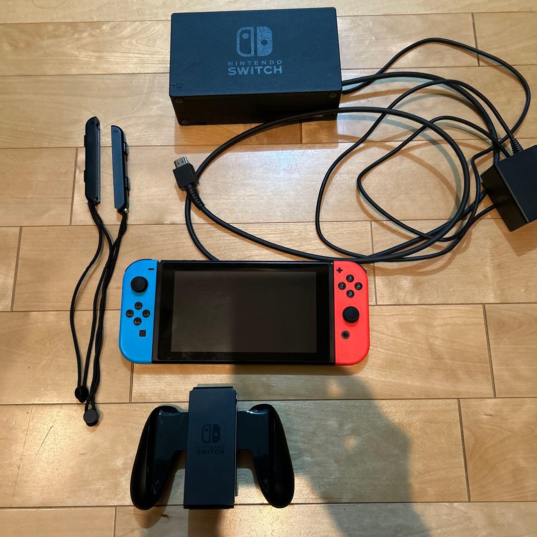 Nintendo Switch ネオンブルー/ネオンレッド 本体　箱なし