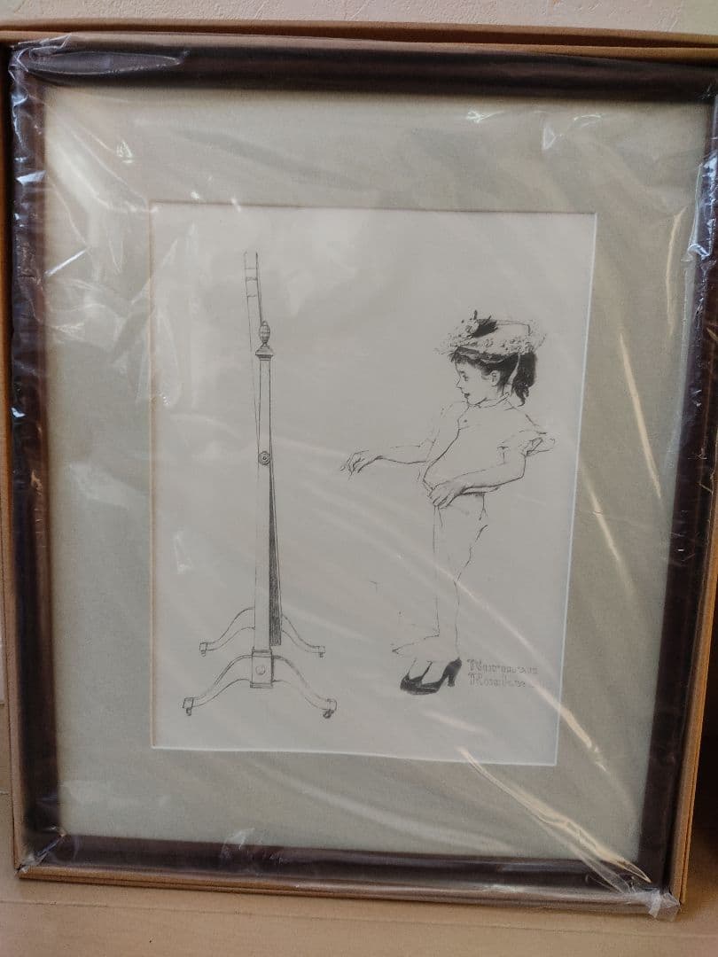 絵画アート『ノーマンロックウェル』3点セット