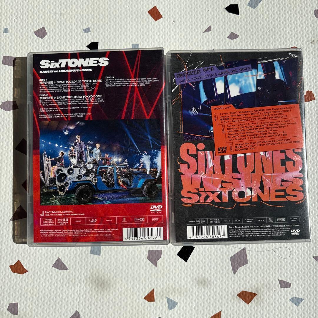SixTONES CD19枚 ライブDVD4枚 まとめ売り