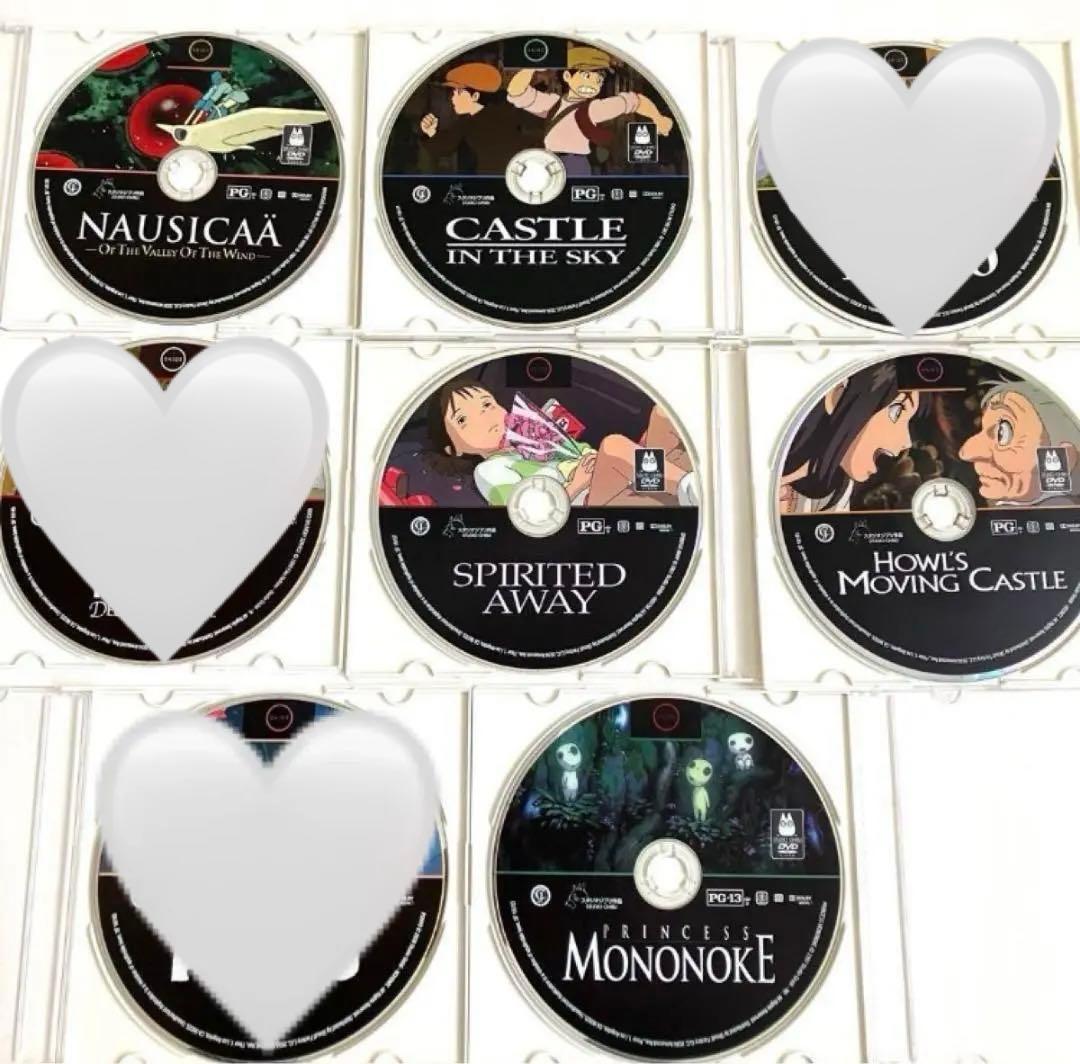 新品未使用 北米版　 ジブリ　DVD　７点セット