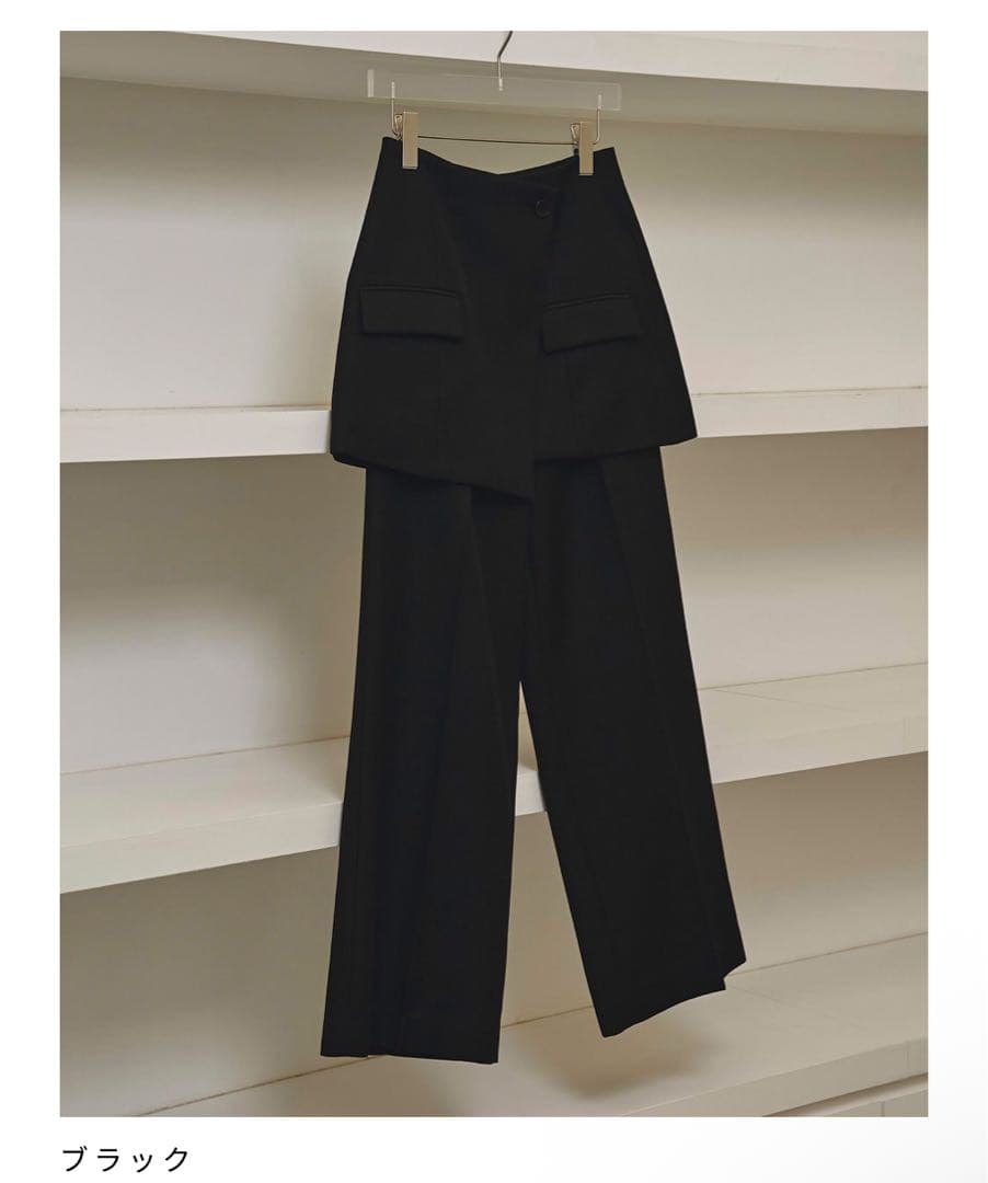 【最終値下げ】todayful Layered Twill Trousers 黒