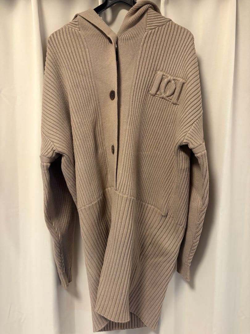 Darich ダーリッチ　ローウエストデザインニットワンピース　FREESIZE