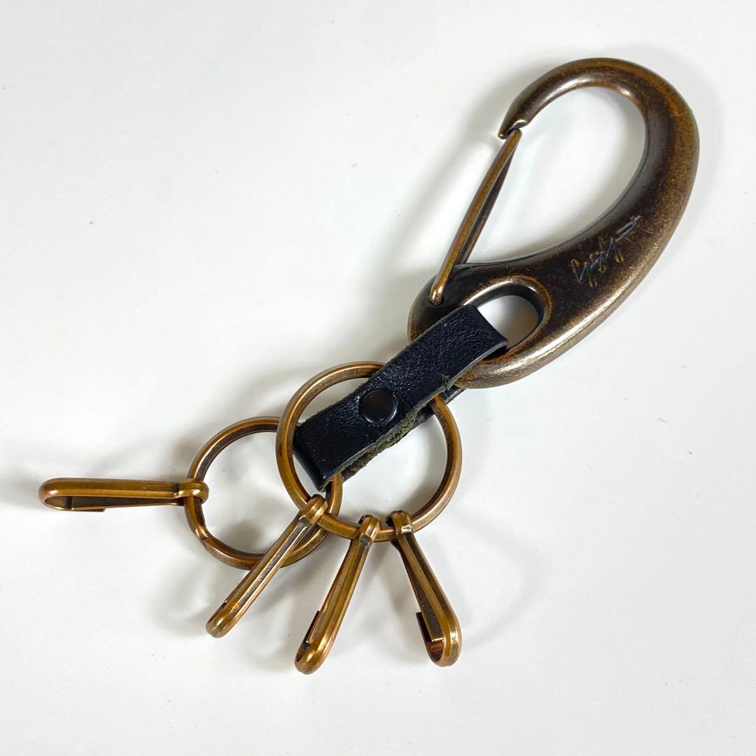 『YOHJI YAMAMOTO』カラビナ キーリング キーホルダー