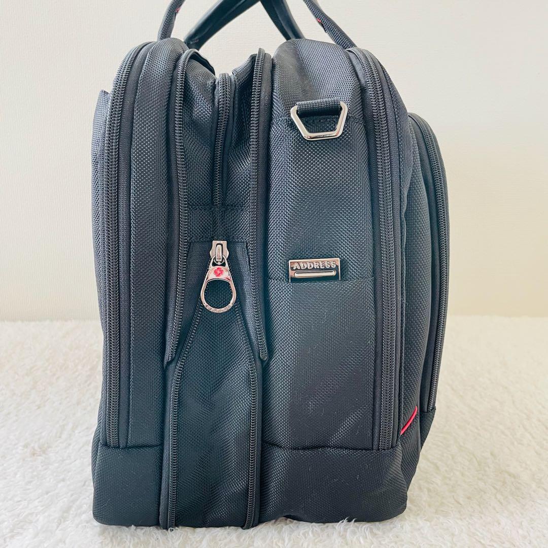 【美品】Samsonite ビジネスバッグ 2way ショルダーバッグ 黒
